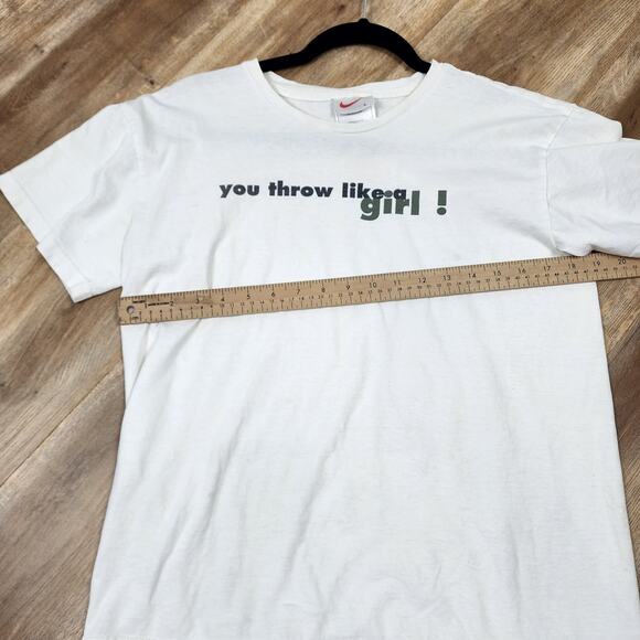 Nike vintage white tag made in the USA women's size large t shirt - Picture 5 of 10